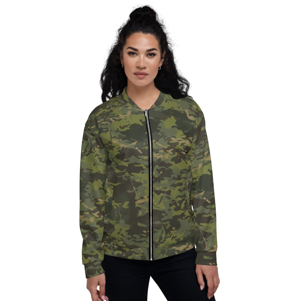 American Multi CAMO Tropical Unisex Bomber Jacket