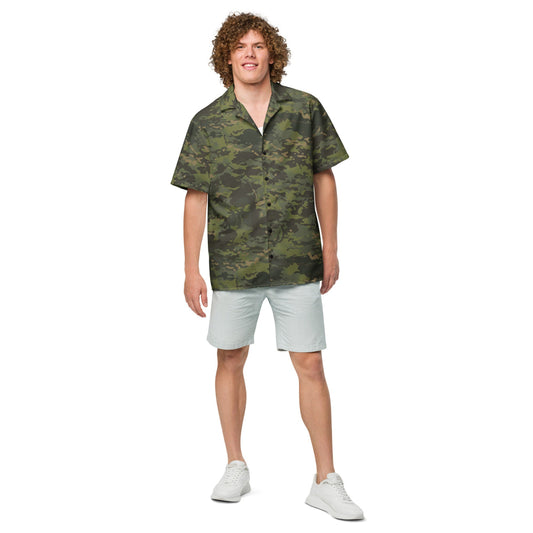 American Multi CAMO Tropical Unisex button shirt - Button Shirt