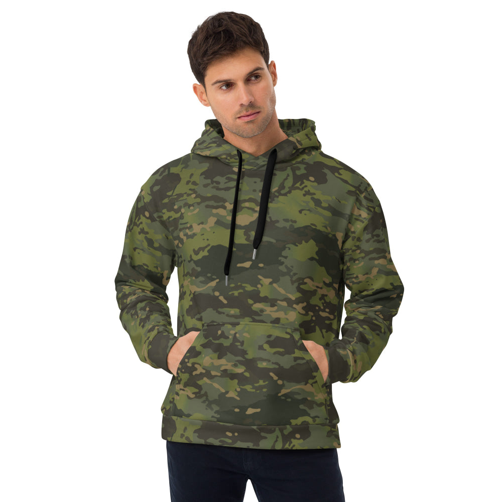 American Multi CAMO Tropical Unisex Hoodie - 2XS