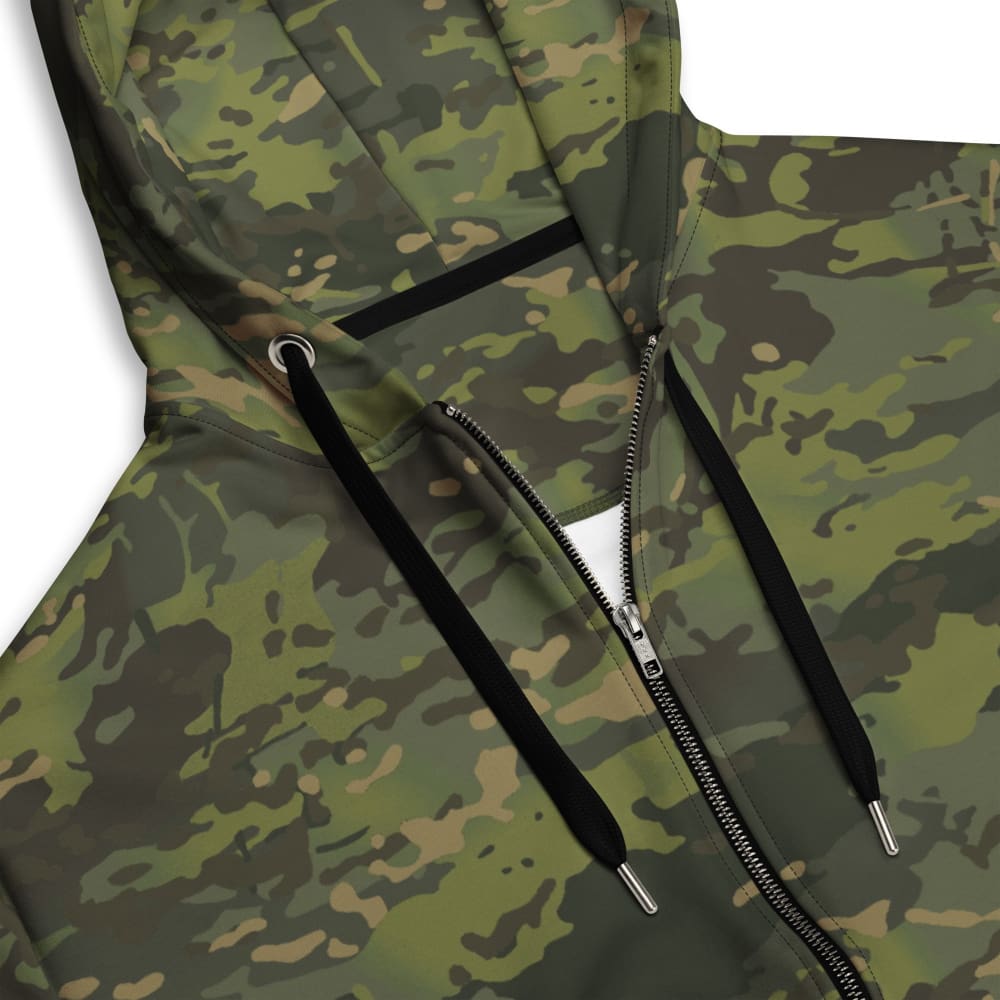 American Multi CAMO Tropical Unisex zip hoodie