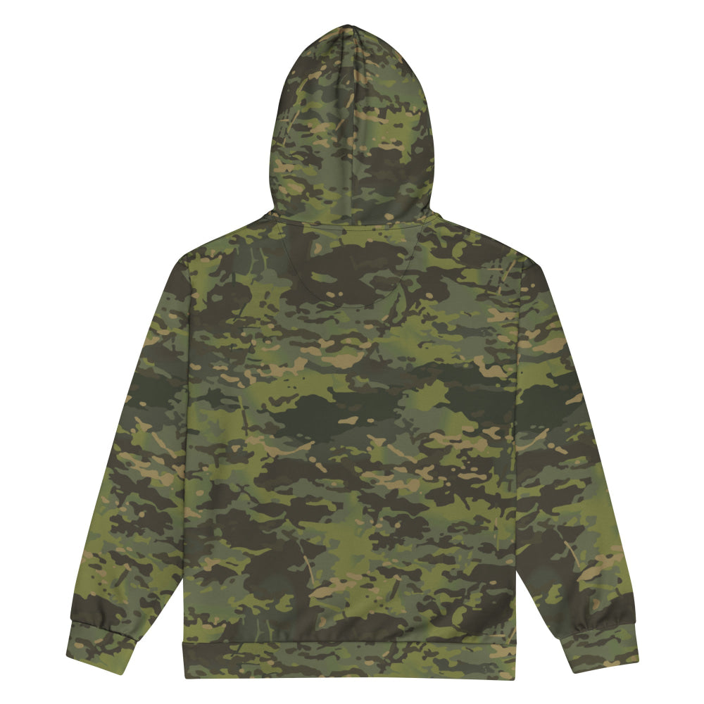 American Multi CAMO Tropical Unisex zip hoodie - Zip Hoodie