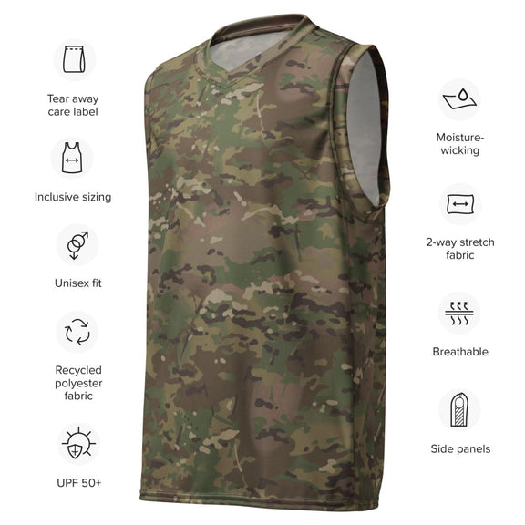 American Multi CAMO unisex basketball jersey