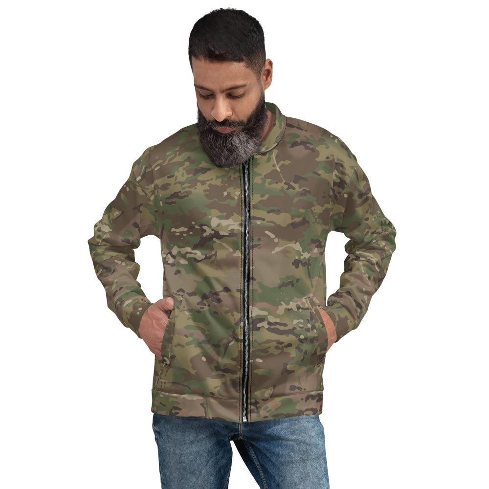 American Multi CAMO Unisex Bomber Jacket