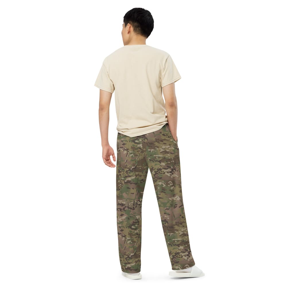 American Multi CAMO unisex wide-leg pants