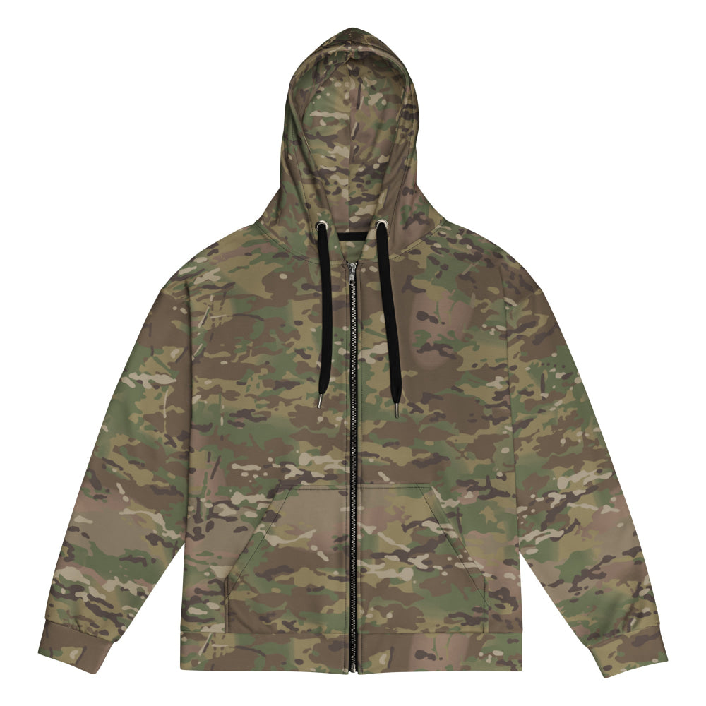 American Multi CAMO Unisex zip hoodie - 2XS - Zip Hoodie