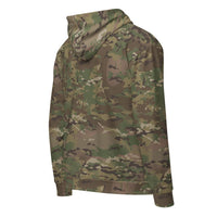 American Multi CAMO Unisex zip hoodie