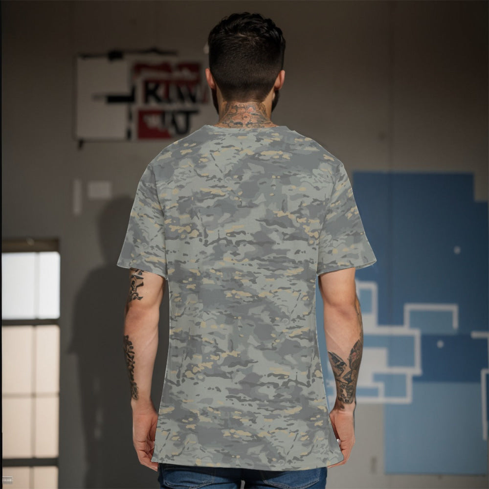 American Multi CAMO Urban Men’s 100% Cotton T-Shirt - Mens