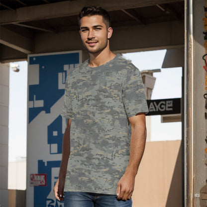 American Multi CAMO Urban Men’s 100% Cotton T-Shirt - Mens