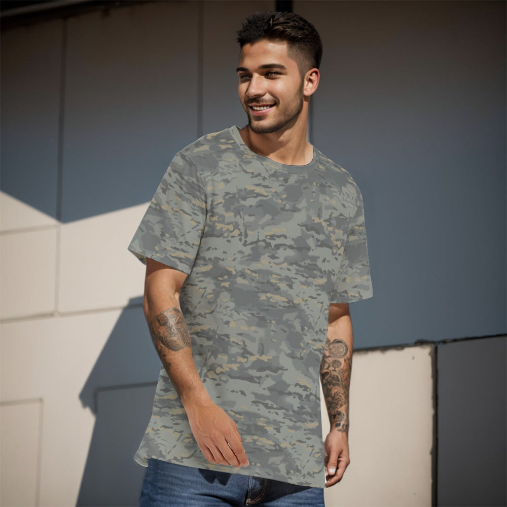 American Multi CAMO Urban Men’s 100% Cotton T-Shirt - Mens