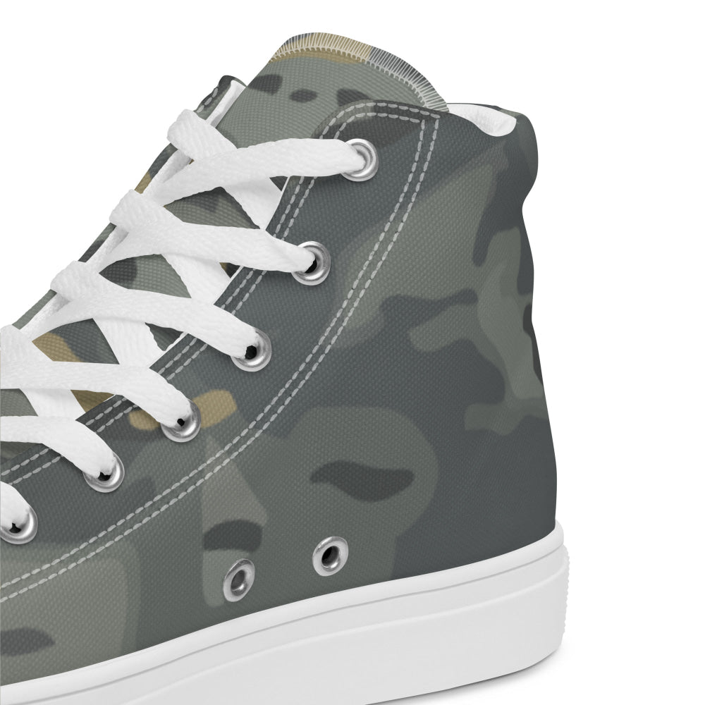 American Multi CAMO Urban Men’s high top canvas shoes - Mens High Top Canvas Shoes