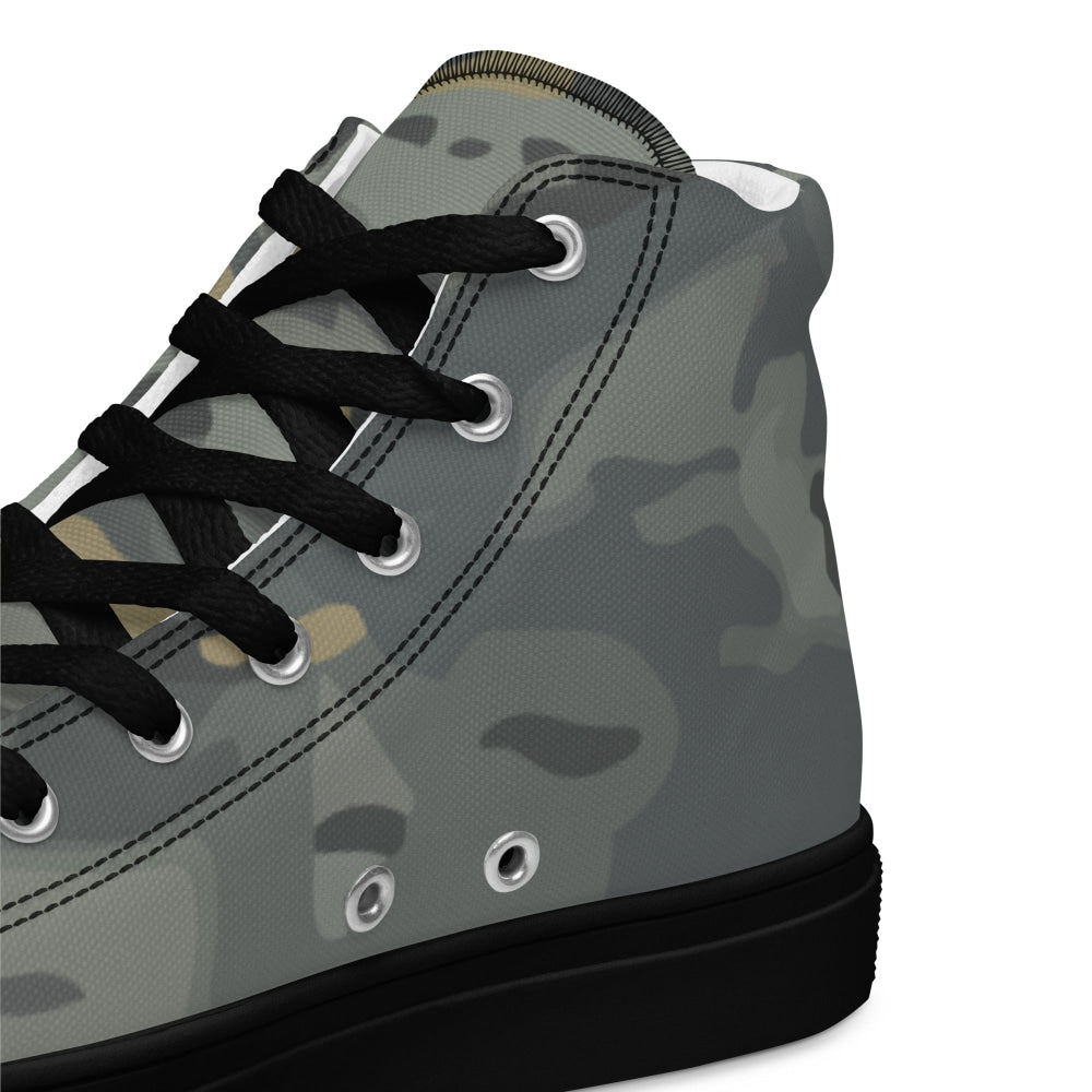 American Multi CAMO Urban Men’s high top canvas shoes - Mens High Top Canvas Shoes