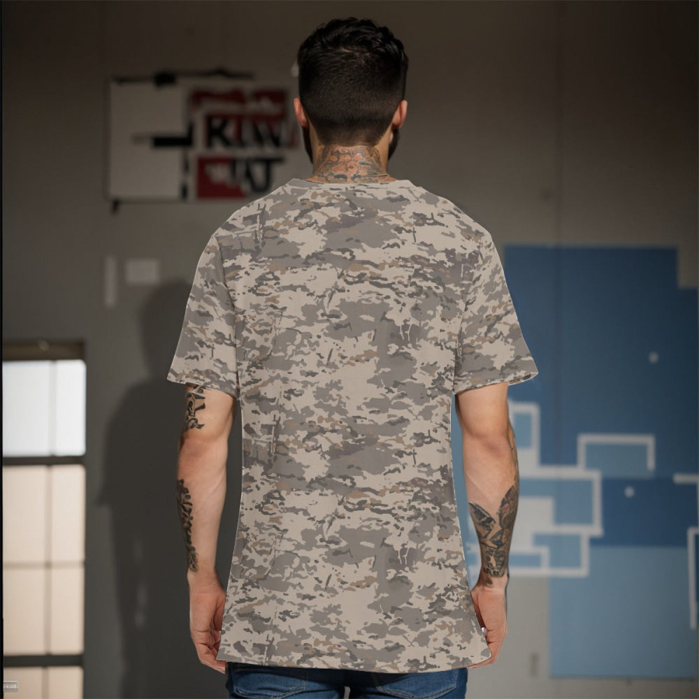 American Multi CAMO Urban Rubble Men’s 100% Cotton T-Shirt - Mens