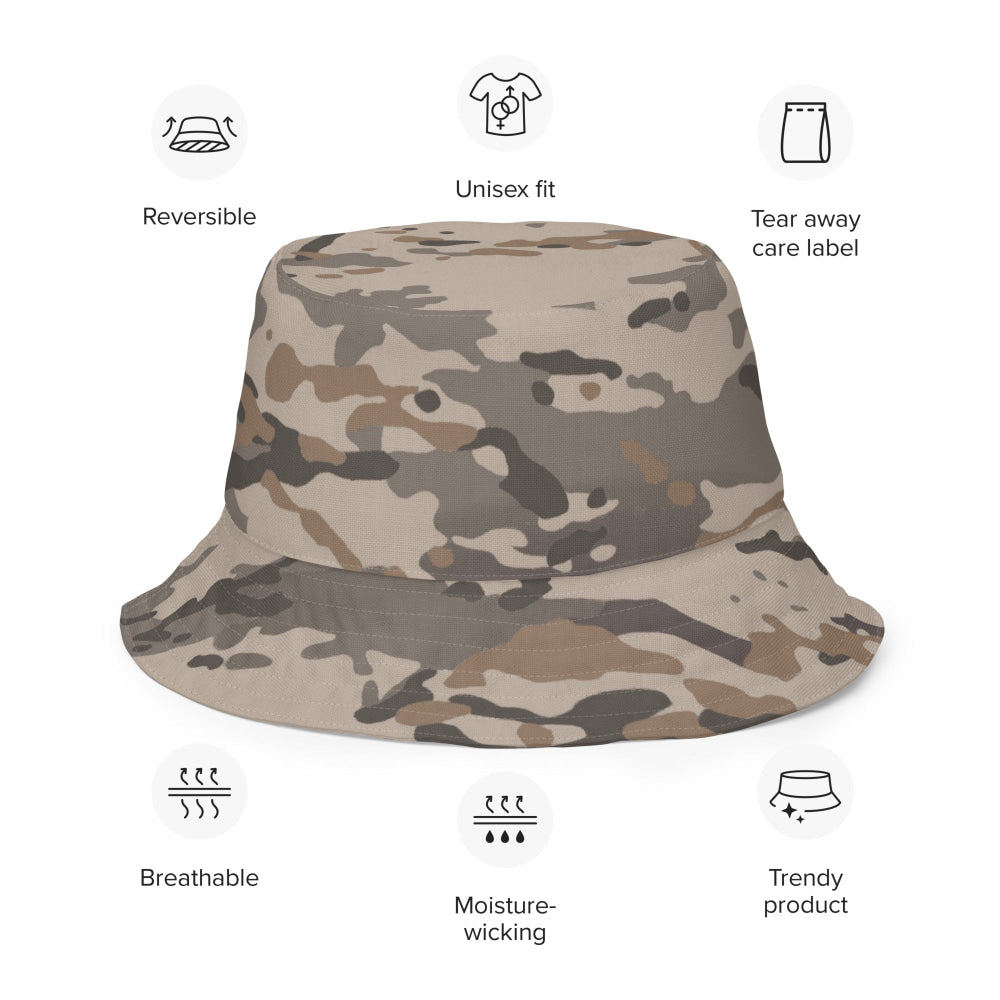 American Multi CAMO Urban Rubble Reversible bucket hat - Bucket Hat