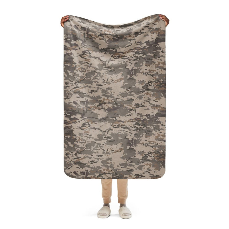 American Multi CAMO Urban Rubble Sherpa blanket - 37″×57″