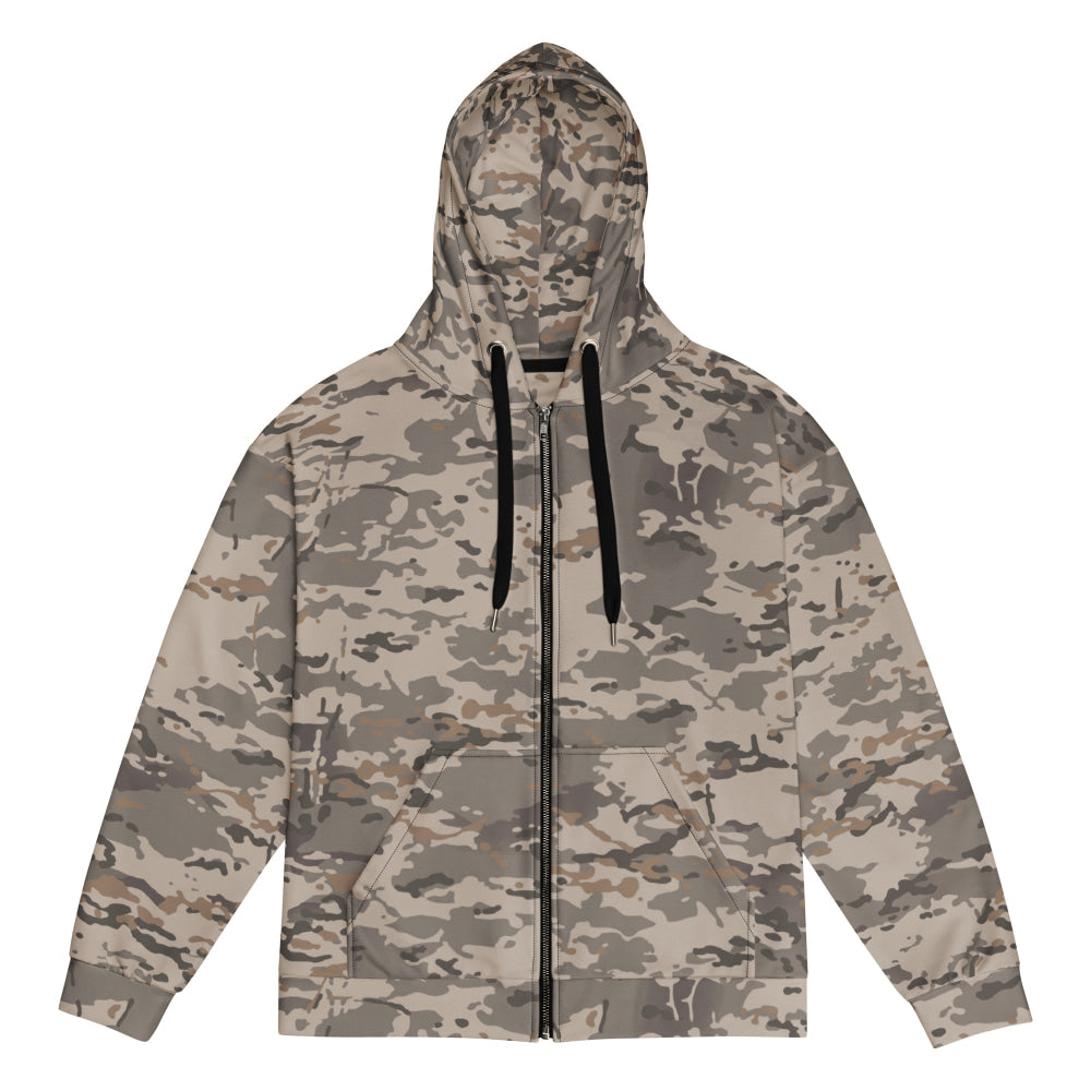 American Multi CAMO Urban Rubble Unisex zip hoodie - 2XS - Zip Hoodie