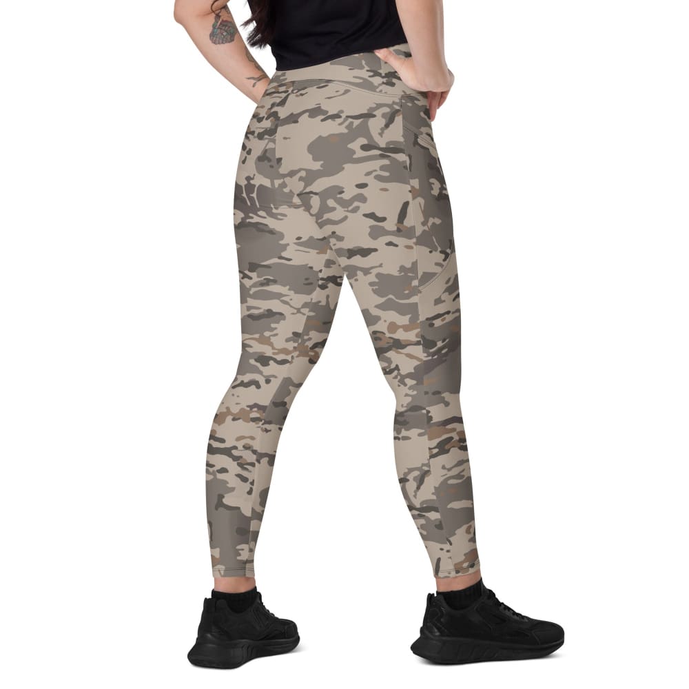 American Multi CAMO Urban Rubble Women’s Leggings with pockets - 2XS