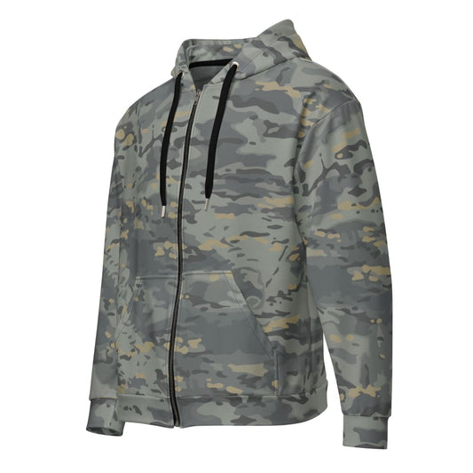 American Multi CAMO Urban Unisex zip hoodie - 2XS