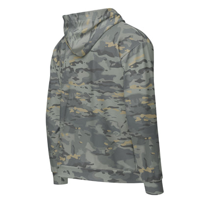 American Multi CAMO Urban Unisex zip hoodie - Zip Hoodie