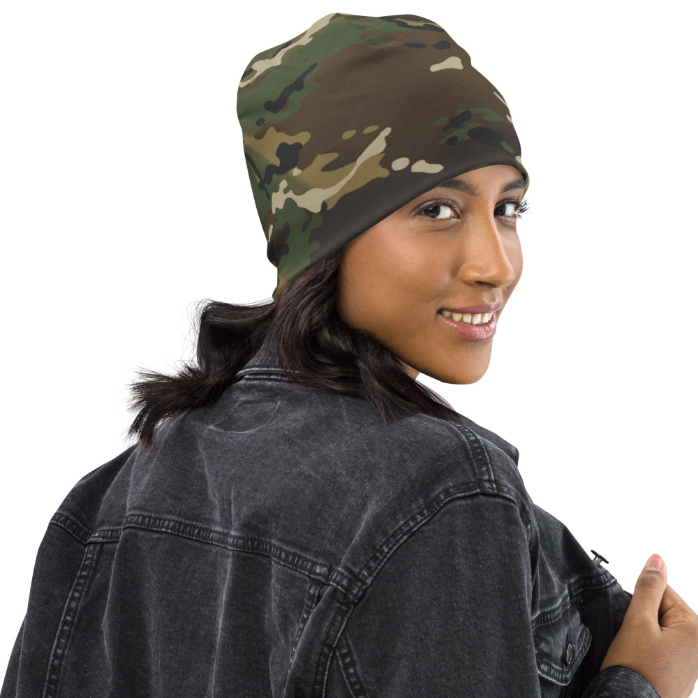 American Multi CAMO Woodland Beanie