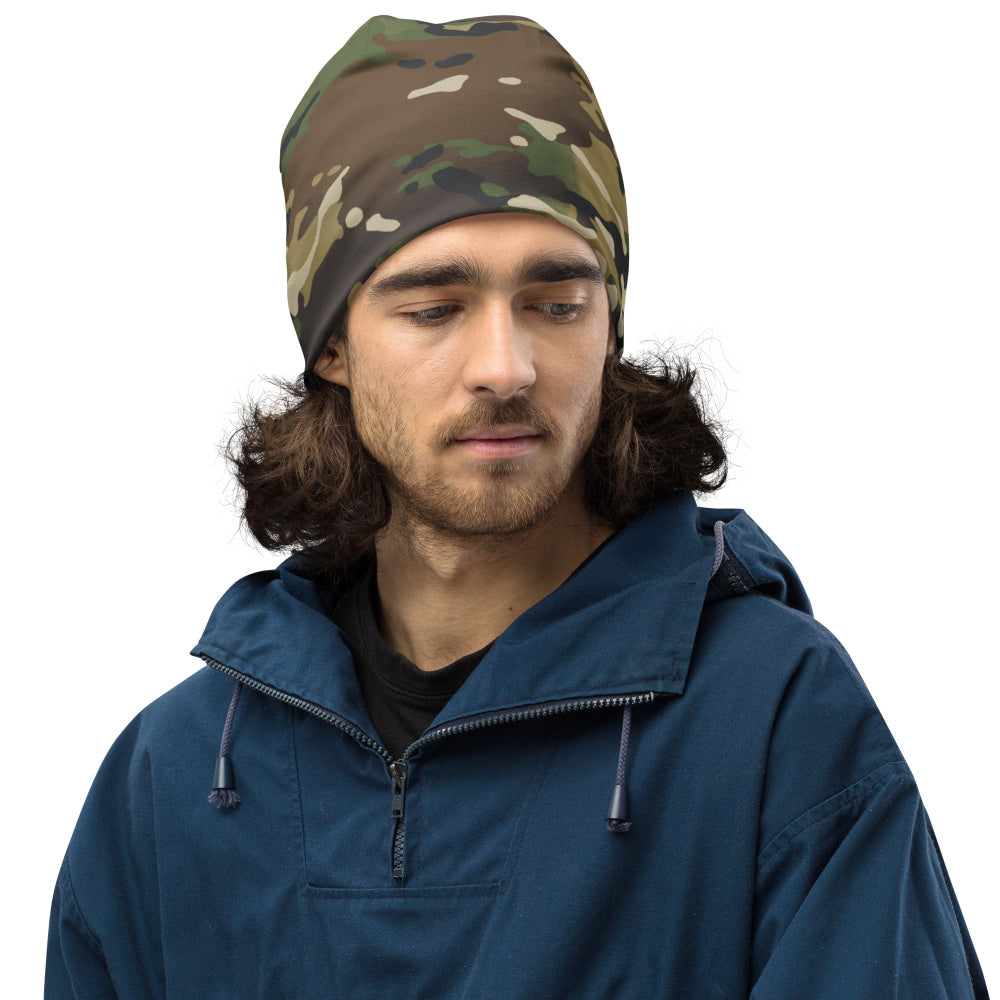 American Multi CAMO Woodland Beanie