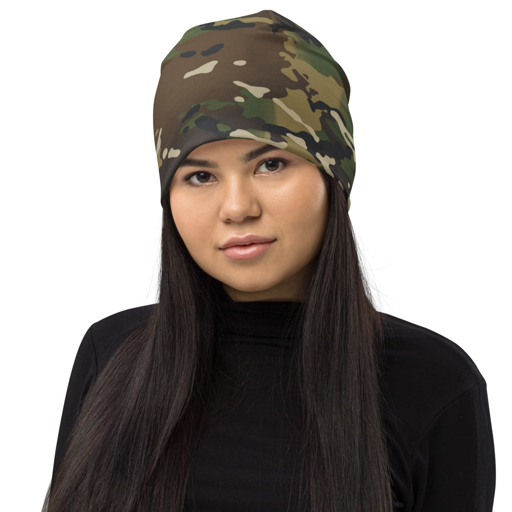 American Multi CAMO Woodland Beanie