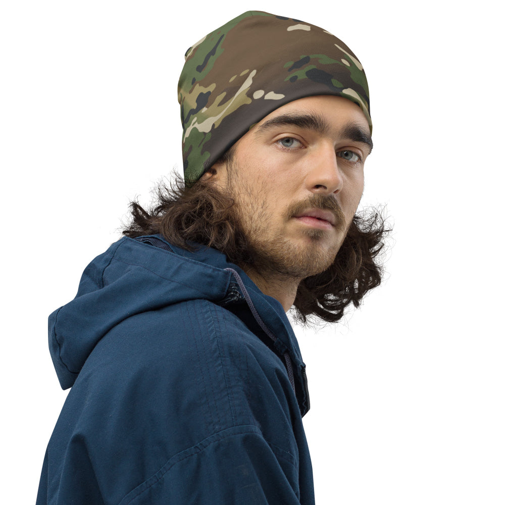 American Multi CAMO Woodland Beanie