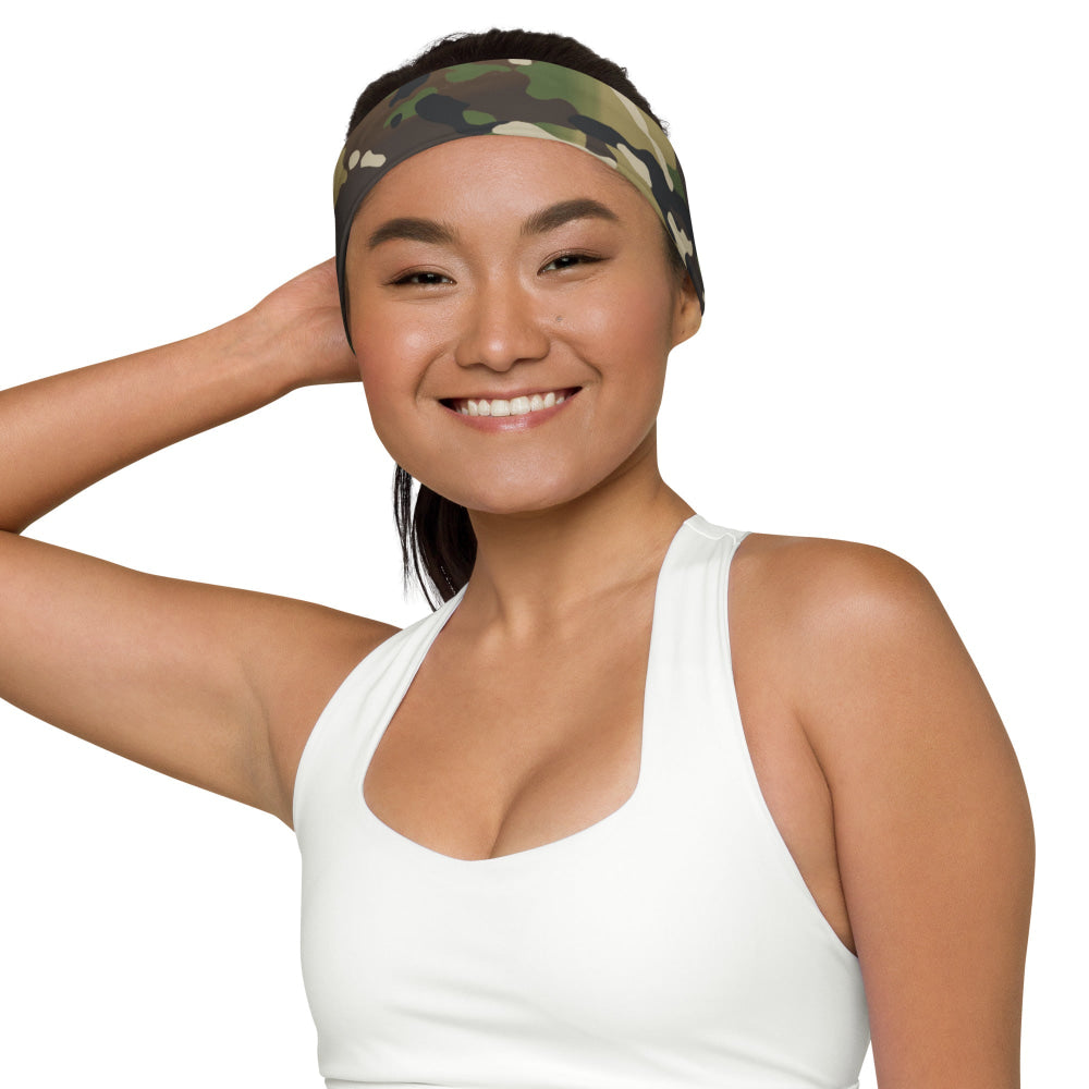 American Multi CAMO Woodland Headband