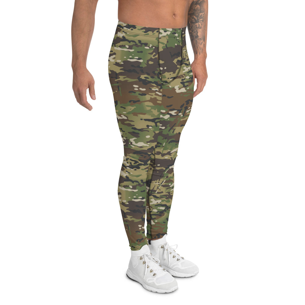 American Multi CAMO Woodland Men’s Leggings - Mens