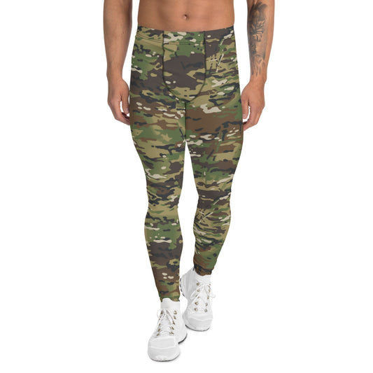 American Multi CAMO Woodland Men’s Leggings - XS - Mens