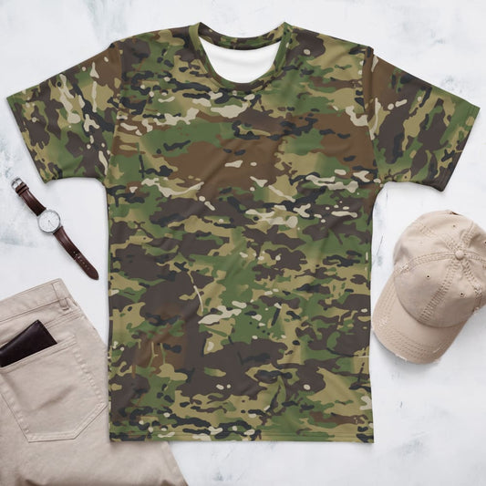 American Multi CAMO Woodland Men’s T-shirt - XS