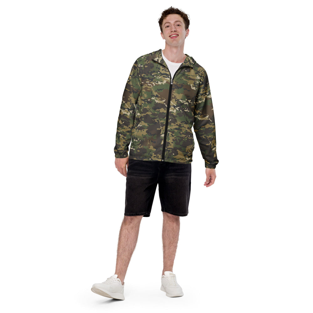 American Multi CAMO Woodland Men’s windbreaker - Mens Windbreaker