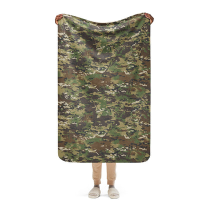 American Multi CAMO Woodland Sherpa blanket - 37″×57″ - Blanket