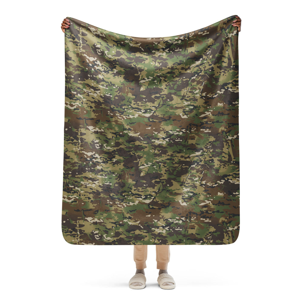 American Multi CAMO Woodland Sherpa blanket - 50″×60″ - Blanket