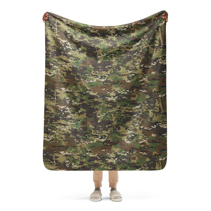 American Multi CAMO Woodland Sherpa blanket - 50″×60″ - Blanket