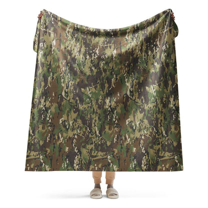 American Multi CAMO Woodland Sherpa blanket - 60″×80″