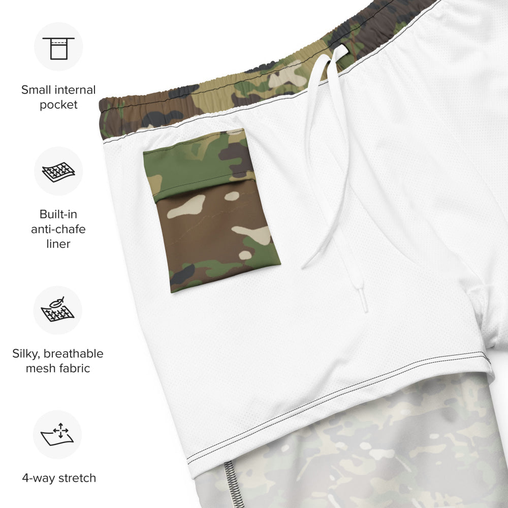 American Multi CAMO Woodland swim trunks - Mens Swim Trunks