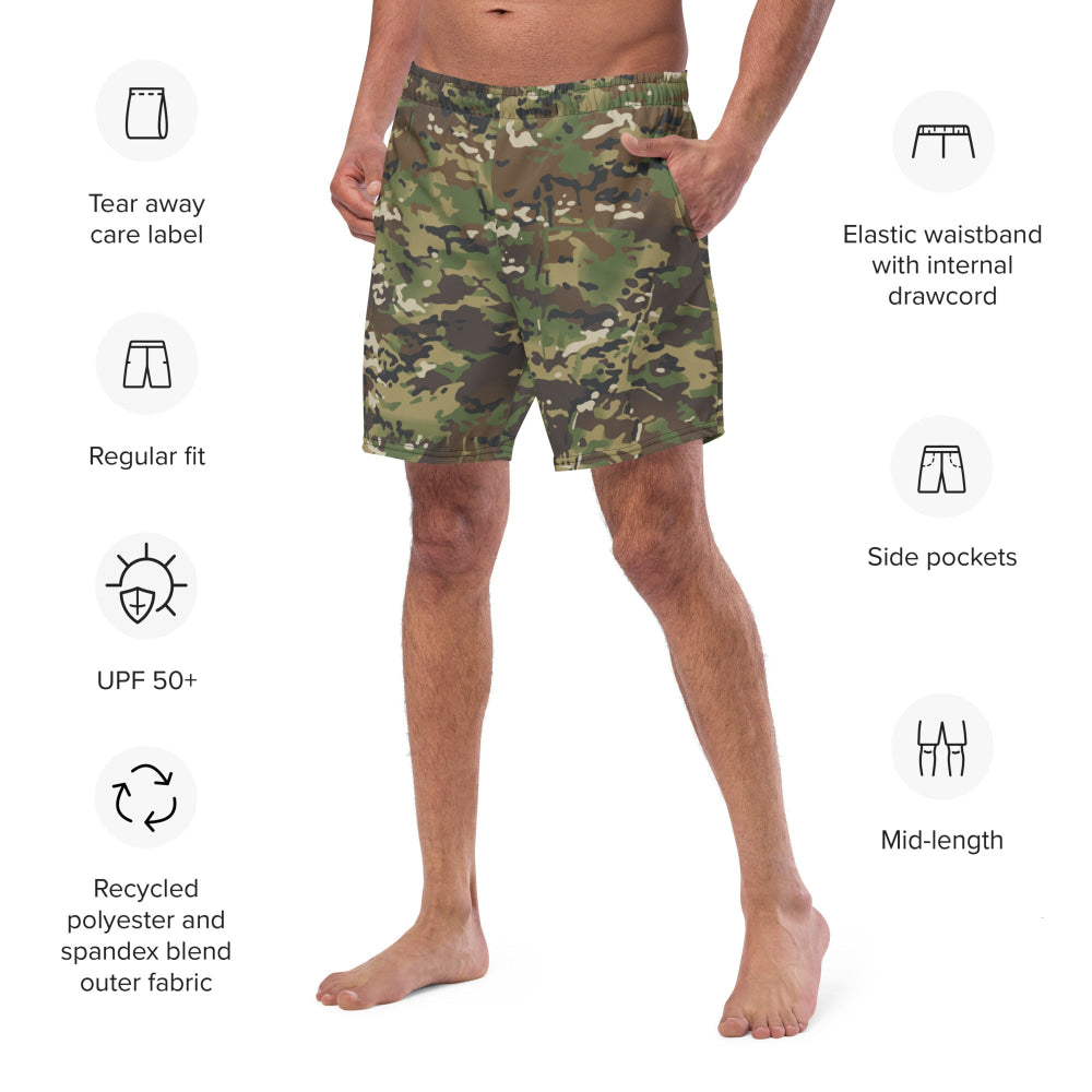 American Multi CAMO Woodland swim trunks - Mens Swim Trunks