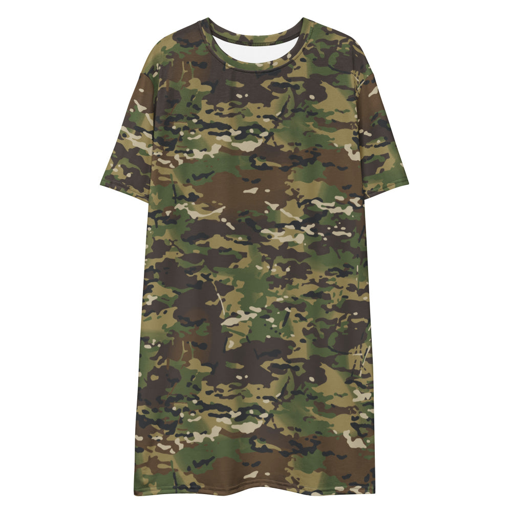 American Multi CAMO Woodland T-shirt dress - Womens T-Shirt Dress