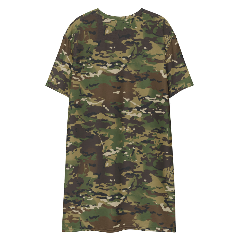 American Multi CAMO Woodland T-shirt dress - Womens T-Shirt Dress