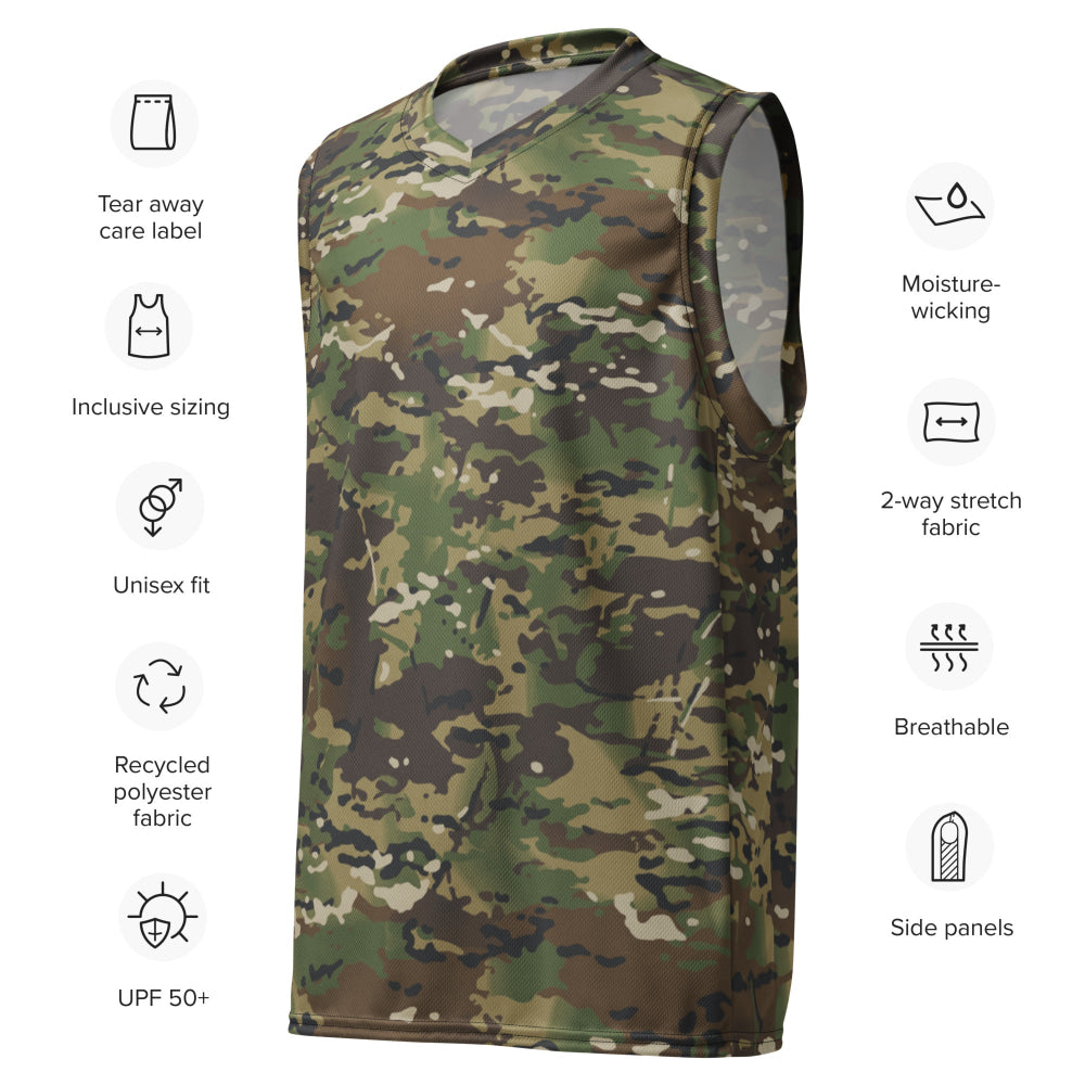 American Multi CAMO Woodland unisex basketball jersey - Unisex Basketball Jersey