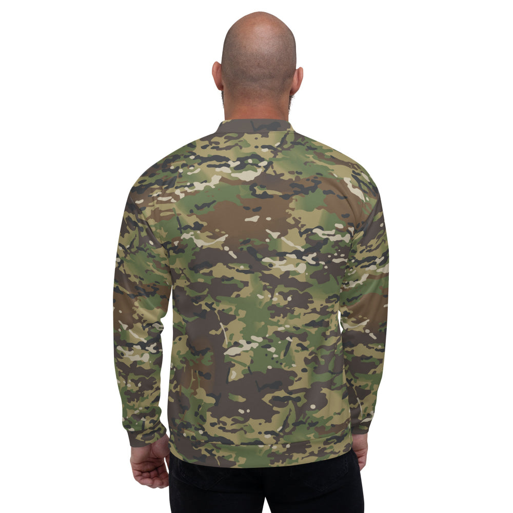 American Multi CAMO Woodland Unisex Bomber Jacket