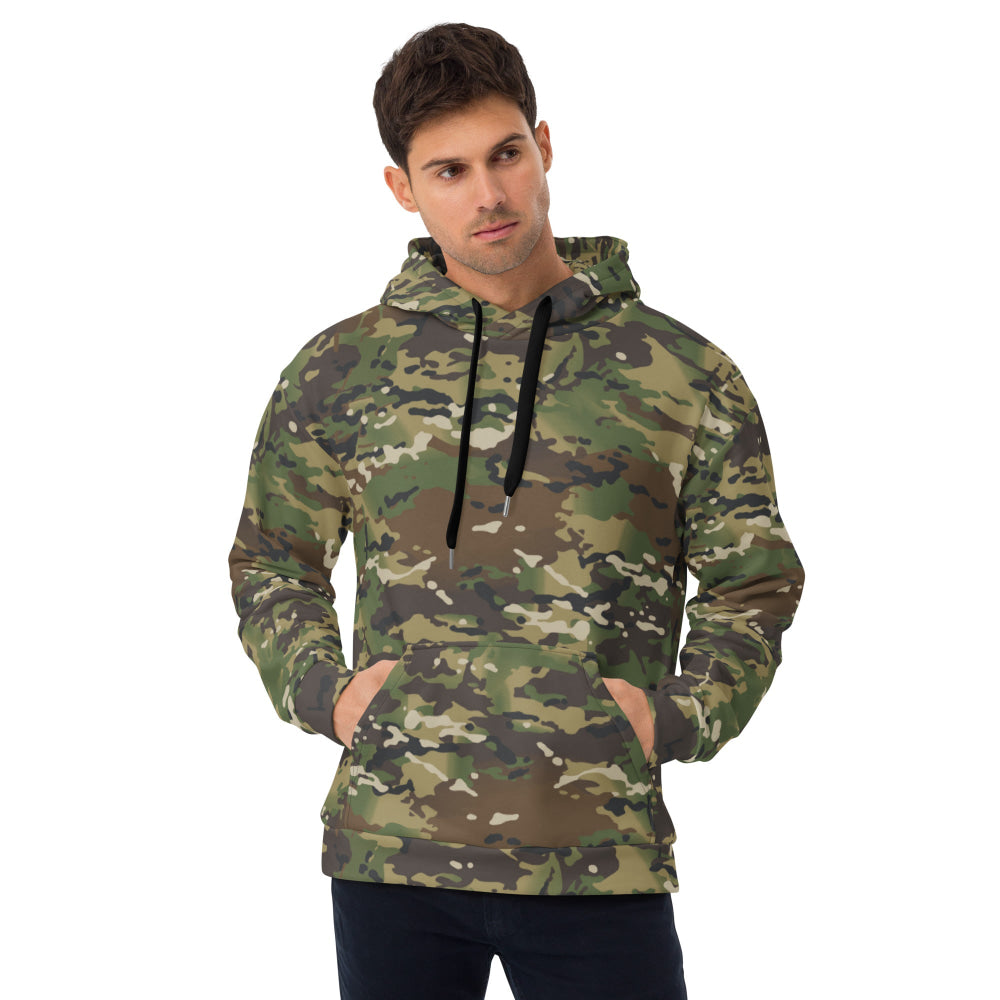 American Multi CAMO Woodland Unisex Hoodie - 2XS