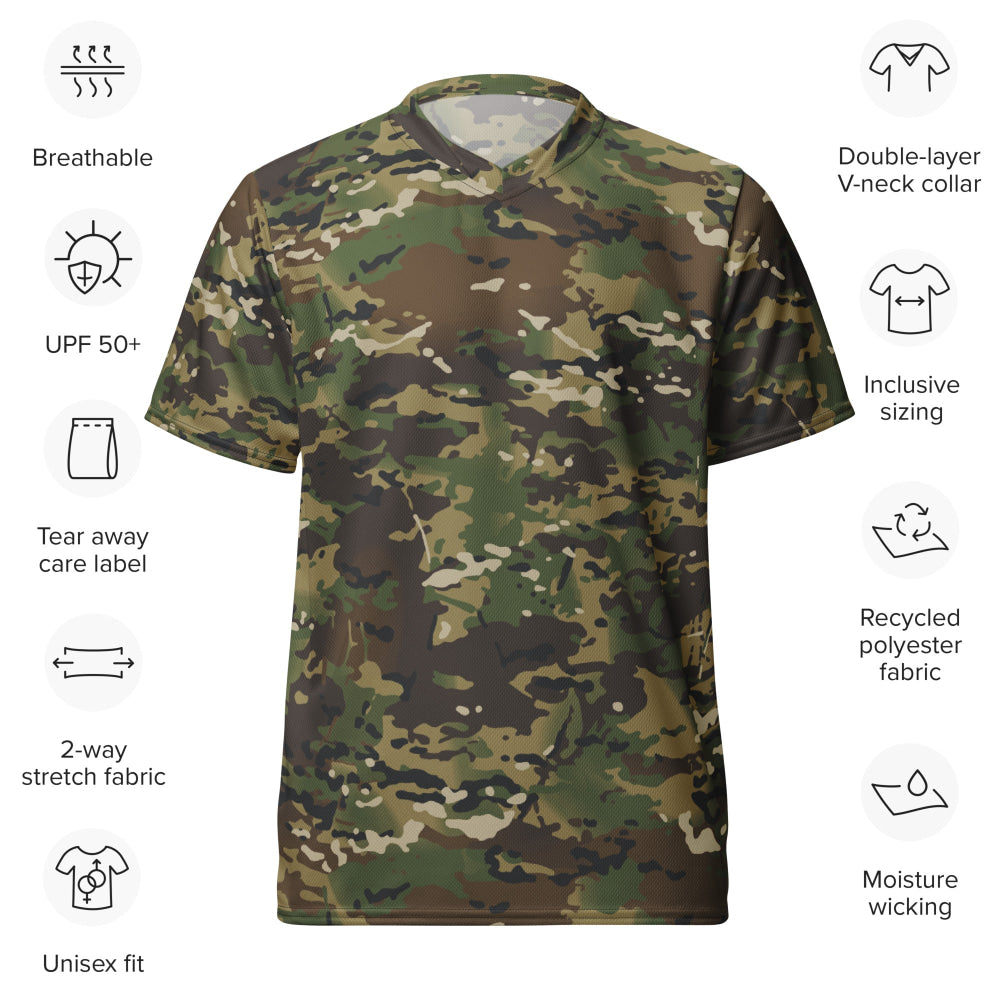 American Multi CAMO Woodland unisex sports jersey - Unisex Sports Jersey