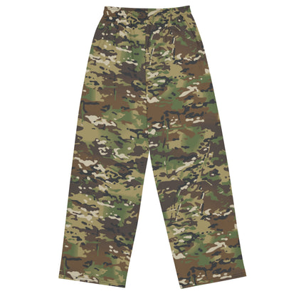 American Multi CAMO Woodland unisex wide-leg pants - Unisex Wide-Leg Pants