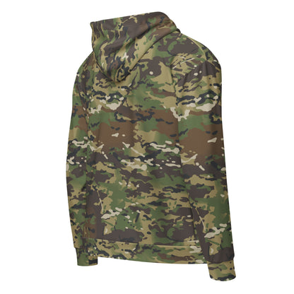 American Multi CAMO Woodland Unisex zip hoodie - Zip Hoodie