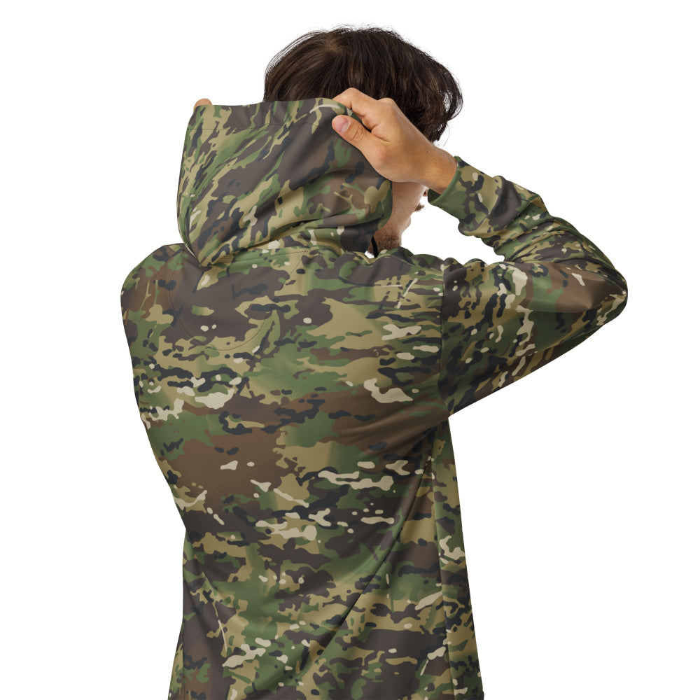 American Multi CAMO Woodland Unisex zip hoodie - Zip Hoodie