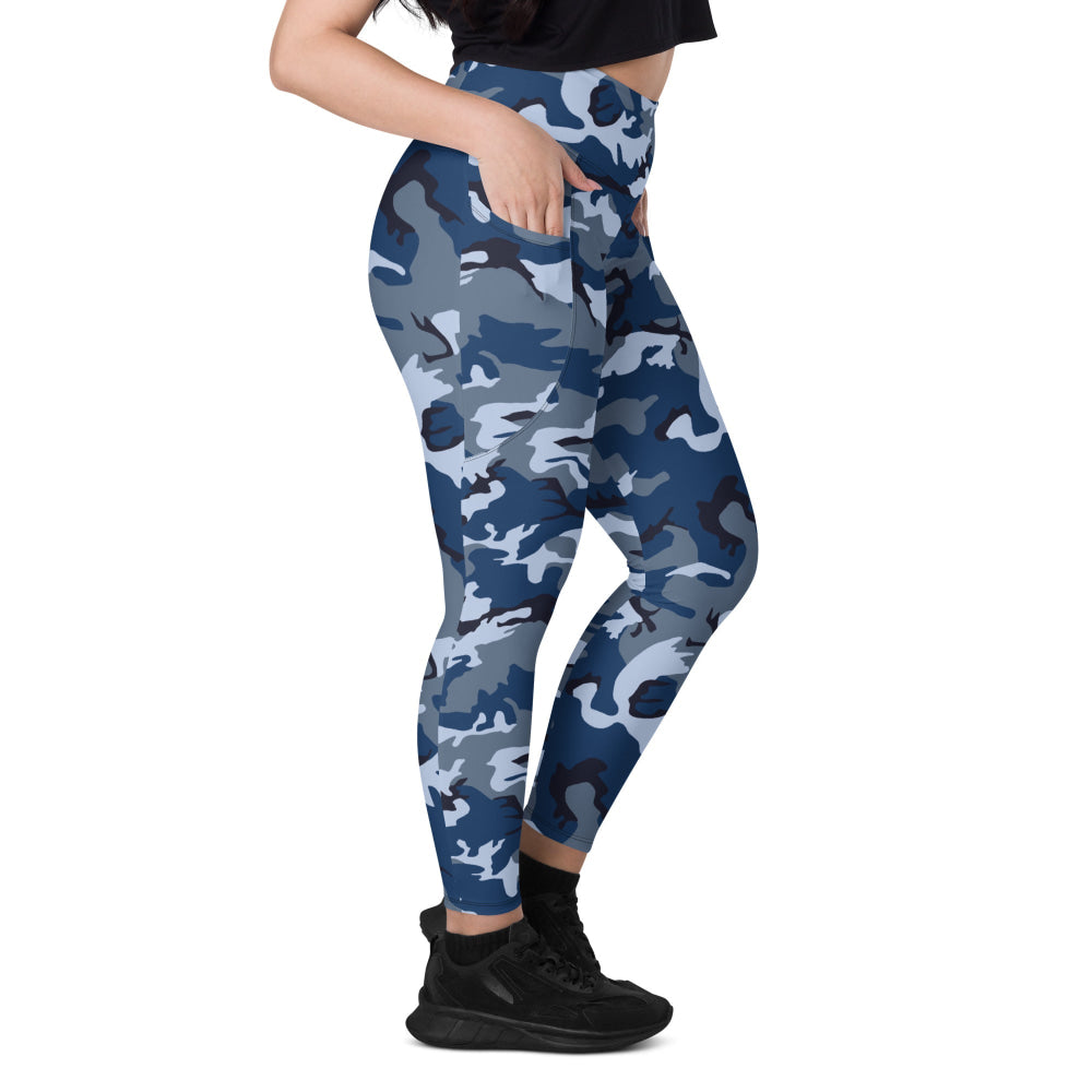 American Navy Working Uniform (NWU) Experimental CAMO Leggings with pockets - Womens With Pockets