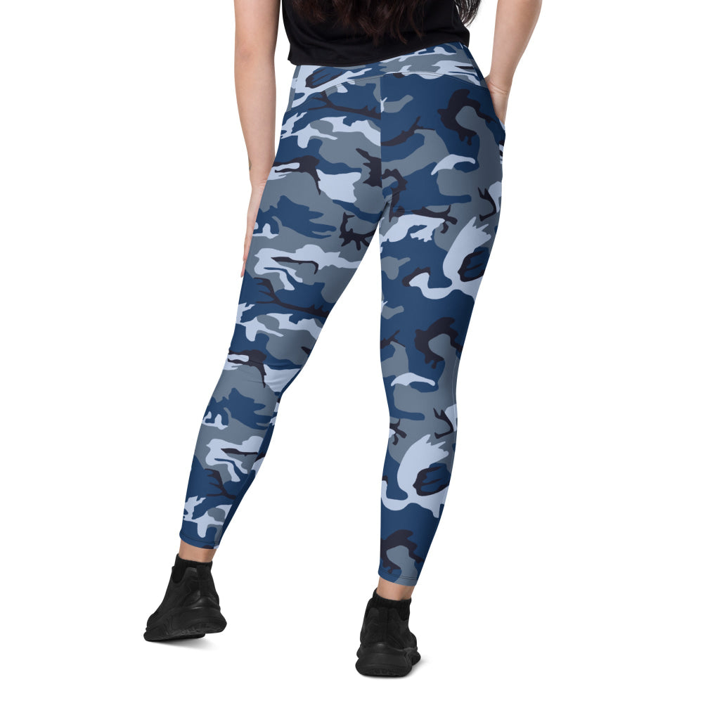 American Navy Working Uniform (NWU) Experimental CAMO Leggings with pockets - Womens With Pockets