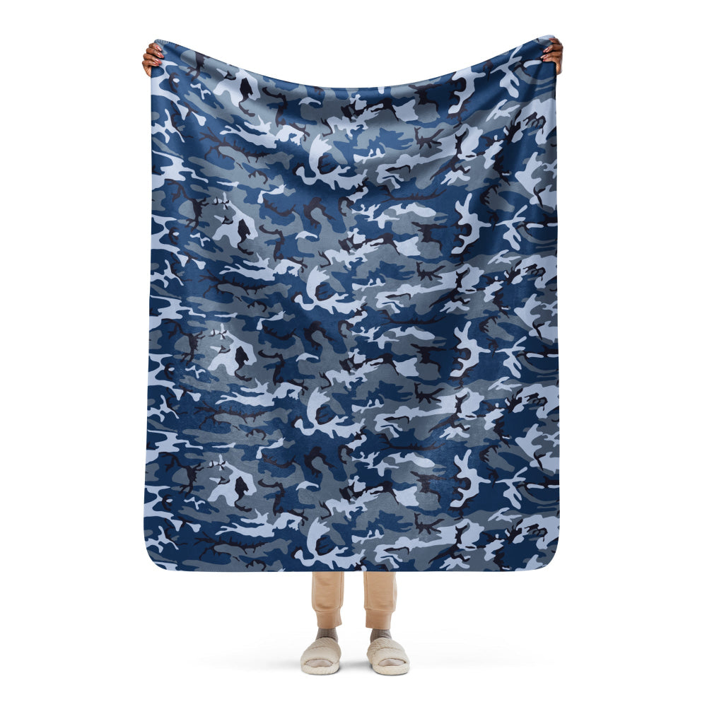 American Navy Working Uniform (NWU) Experimental CAMO Sherpa blanket - 50″×60″ - Blanket