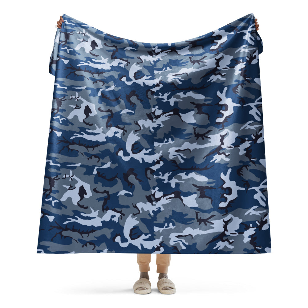 American Navy Working Uniform (NWU) Experimental CAMO Sherpa blanket - 60″×80″ - Blanket